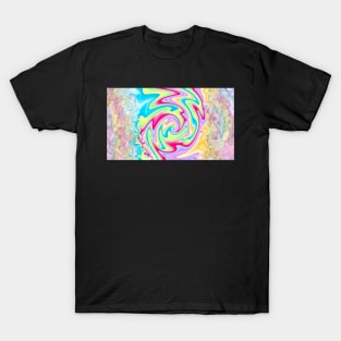 Pastel Portal Abstract Art by Orchid 13 T-Shirt